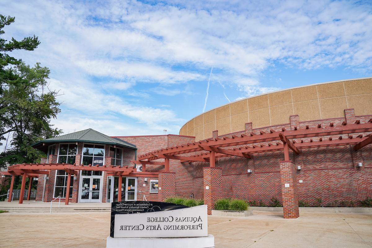 The Performing Arts Center under a blue sky